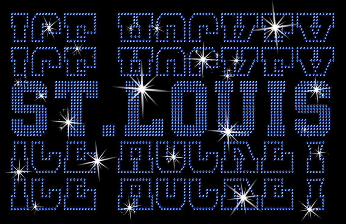 St. Louis Ice Hockey Rhinestone Shirt: Sports Season Gift for Fans