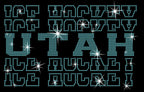 Utah Ice Hockey Rhinestone Shirt: Hockey Season Sparkle Tee