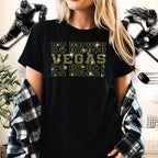 Vegas Ice Hockey Rhinestone Shirt: Hockey Sports Fan Apparel