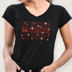 Washington Ice Hockey Rhinestone Shirt: Hockey Lover Sparkle Tee