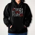 Florida Rhinestone Shirt: Hockey Team Retro Bling Hoodie