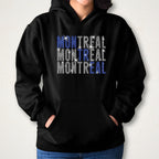 Montreal Rhinestone Shirt: Hockey Season Softstyle Sweatshirt