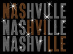 Nashville Rhinestone Shirt: Sparkling Hockey Sports Gift for Mom