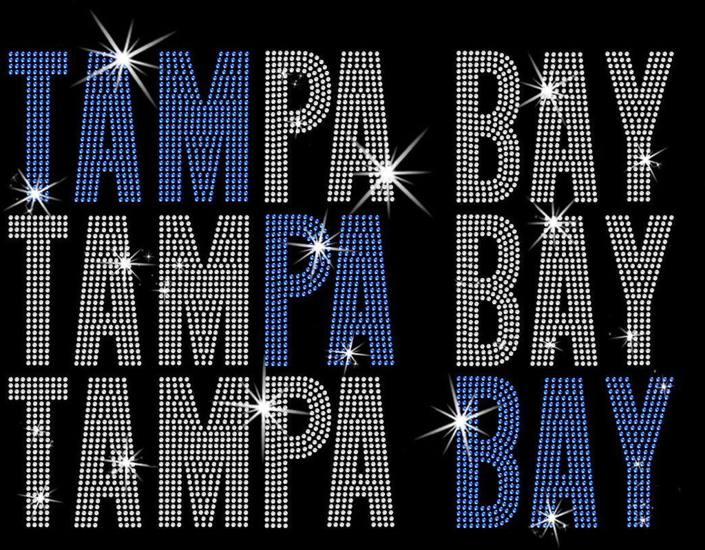 Tampa Bay Rhinestone Shirt: Retro Hockey Bling Apparel