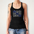 Vancouver Rhinestone Shirt: Vintage Bling Sweatshirt for Hockey Fans