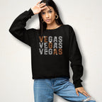 Vegas Rhinestone Shirt: Ice Hockey Team Fans Sparkle Tee