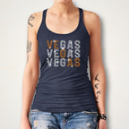 Vegas Rhinestone Shirt: Ice Hockey Team Fans Sparkle Tee