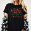 Merry Christmas Rhinestone T-Shirt: Women's Xmas Sparkle Shirt