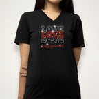 Love Is All You Need Rhinestone Shirt: Valentine's Day Tee Gift for Couples