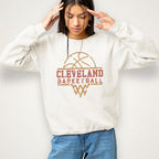 Cleveland Basketball Sports Team Rhinestone Shirt: Basketball Team Fans Bling Outfit