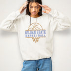 San Francisco Basketball Sports Team Rhinestone Shirt: Basketball Team Game Day Hoodie