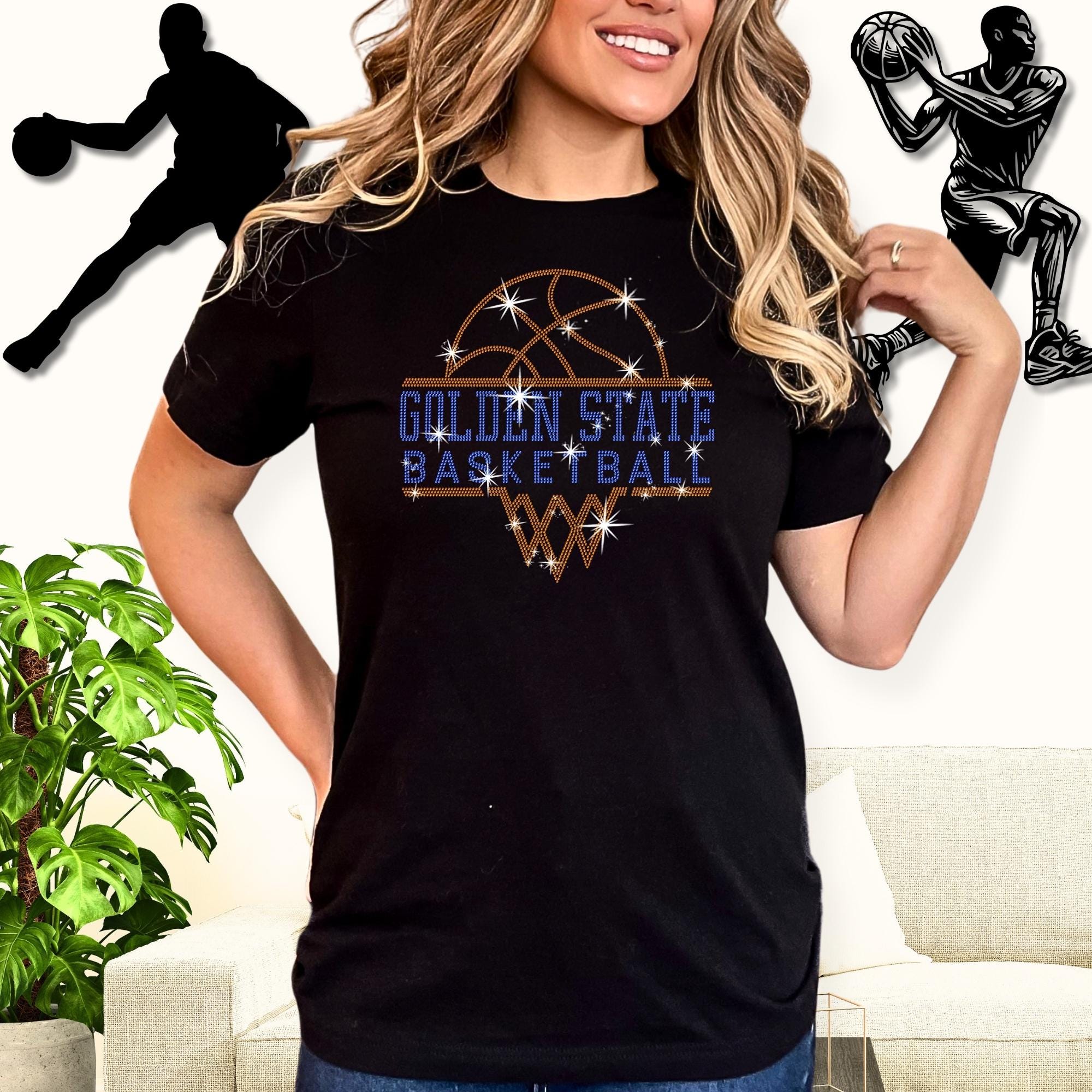 San Francisco Basketball Sports Team Rhinestone Shirt: Basketball Team Game Day Hoodie Main image