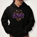 Los Angeles Basketball Team Rhinestone Shirt: Women's Basketball Game Day Bling Tee