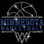 Minnesota Basketball Sports Team Rhinestone Shirt: Basketball Championship Fan Shirt Gift