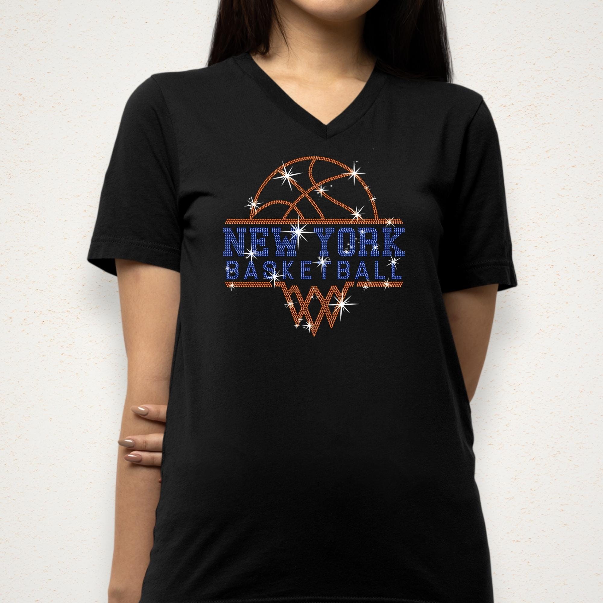 New York Basketball Sports Team Rhinestone Shirt: Sunday Game Day Hoodie Secondary image