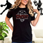 Toronto Basketball Sports Team Rhinestone Shirt: Women's Basketball Sparkle Tee
