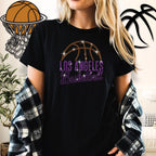 Los Angeles Basketball Rhinestone Shirt: Basketball Sports Season Fashion Aesthetic Top