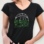Milwaukee Basketball Rhinestone Shirt: Basketball Sweatshirt Gift for Fans