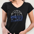 Minnesota Basketball Rhinestone Shirt: Sports Fan Apparel for Him or Her