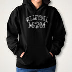 Volleyball Mom Rhinestone Shirt: Sports Mom Game Day Fan Outfit