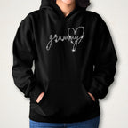 Grammy Heart Rhinestone Shirt: Cute Grandma Bling Tee