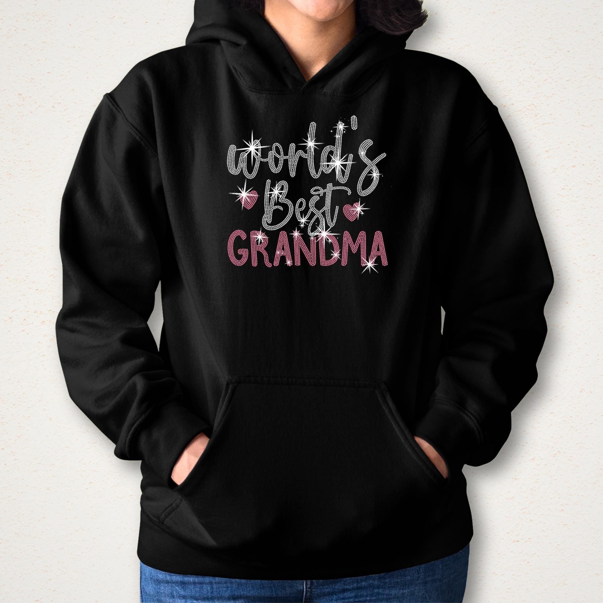World's Best Grandma Rhinestone Shirt: Cool Grandma T-Shirt
