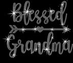 Blessed Grandma Rhinestone Shirt: Cute Grandma Sweatshirt