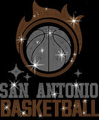 San Antonio Basketball Team Rhinestone Shirt: Basketball Lovers Dazzling Hoodie
