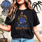 Denver Basketball Team Rhinestone Shirt: Sparkly Game Day Tee