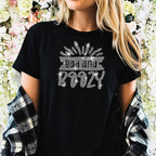 Bad And Boozy Rhinestone Shirt: Fun Nights Sparkly Outfit