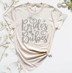 Bride Babes Team Rhinestone Shirt: Sparkling Bride Friends Tee
