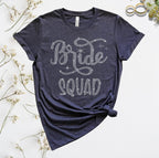 Bride Squad Rhinestone Shirt: Bachelorette Bling Sweatshirt