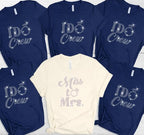 Miss to Mrs. Rhinestone Wedding Shirt: Newlywed Honeymoon Outfit