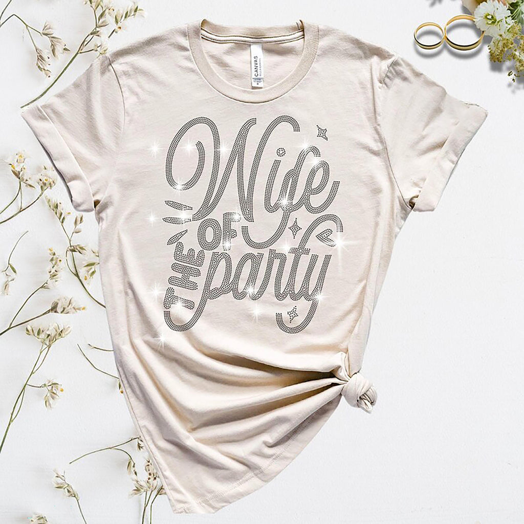 Wife of The Party Rhinestone Shirts: Favorite Bridal Party Tee