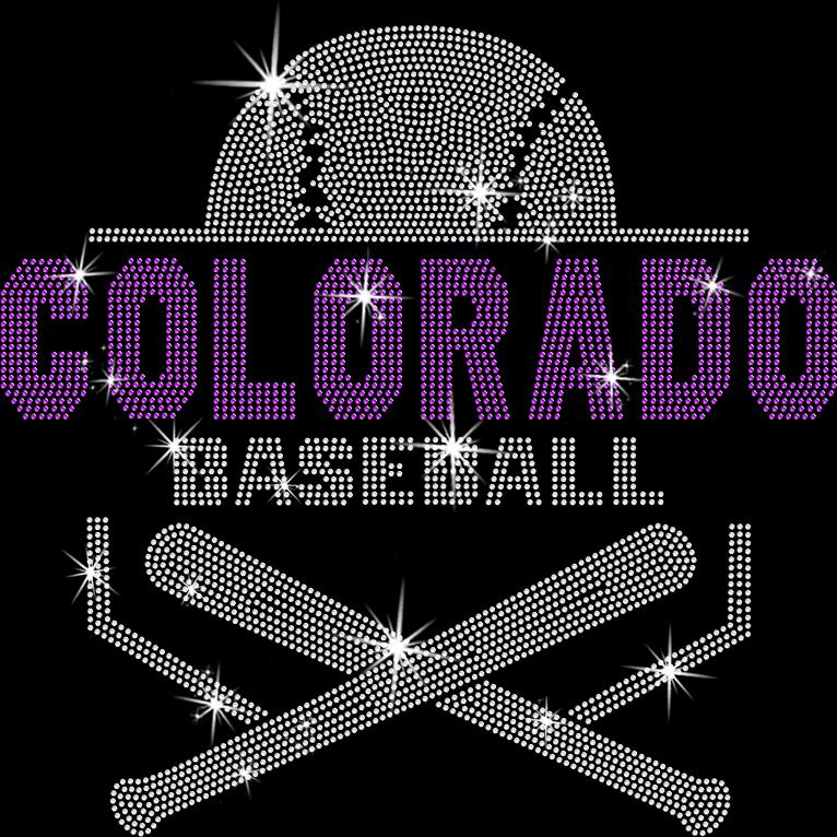 Colorado Baseball Rhinestone Shirt: Retro Style Game Day Apparel