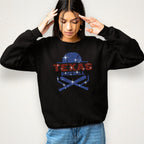 Texas Baseball Rhinestone Shirt: Bling Sports Fan Tee