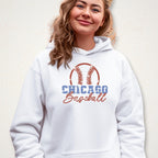 Chicago Baseball Team Rhinestone Shirt: Bling Sports Mama Tee