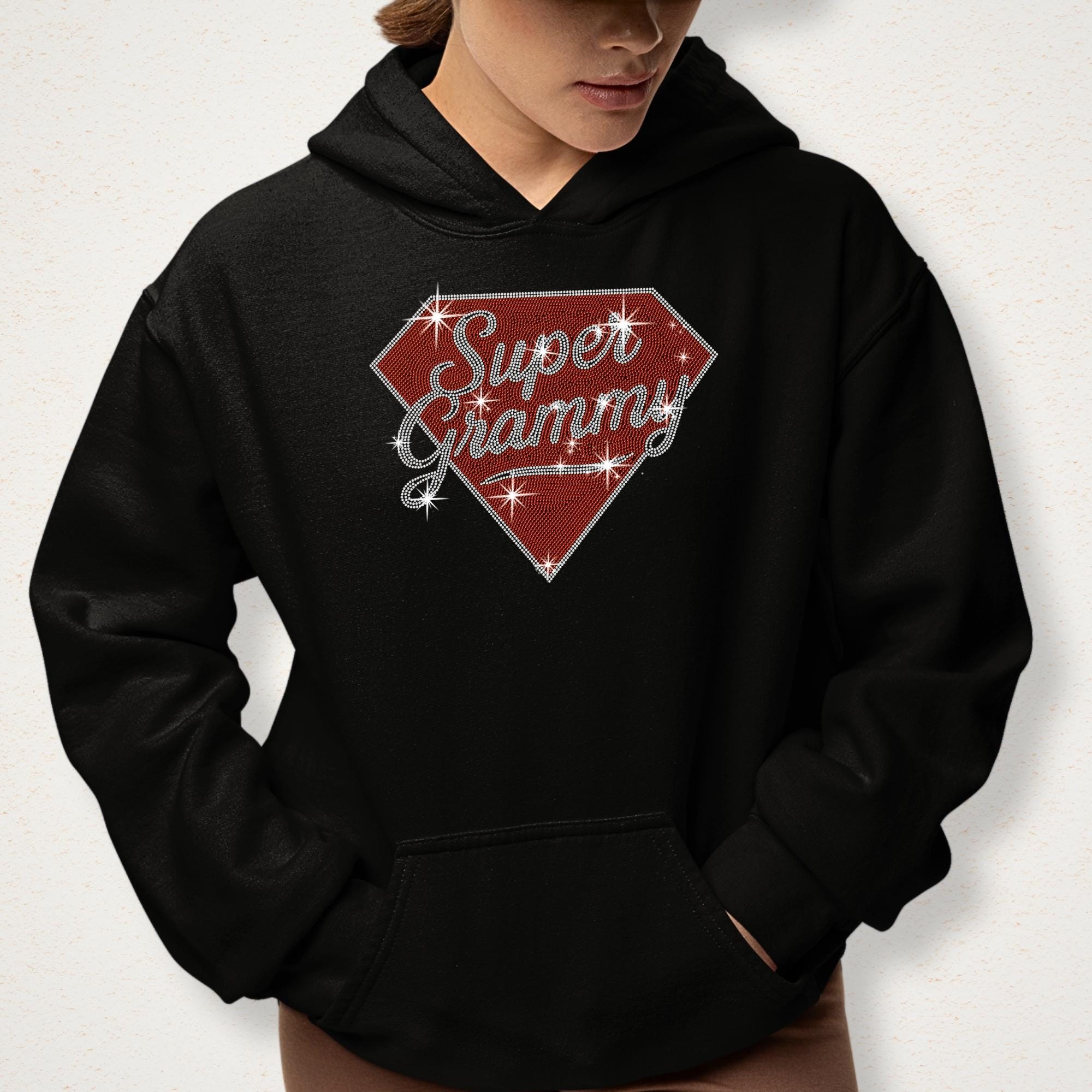 Super Grammy Rhinestone Shirt: Sparkly Grandma Tee