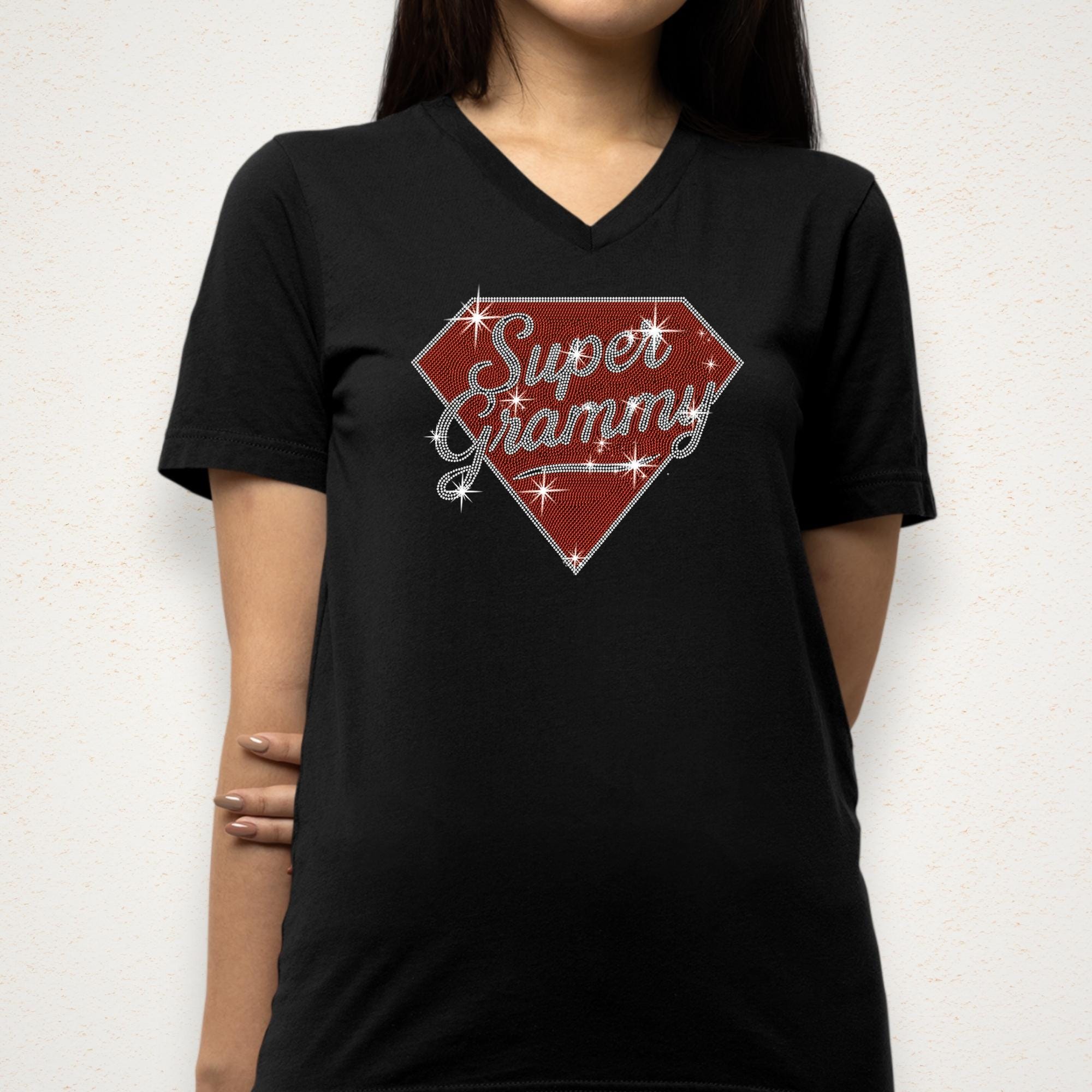 Super Grammy Rhinestone Shirt: Sparkly Grandma Tee Secondary image