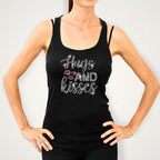 Hugs and Kisses Valentine's Day Rhinestone Shirt: Lovers Matching Bling Tee