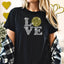 Cute Love-Smile Emoji Rhinestone Shirt: Sparkling Hoodie for Valentine