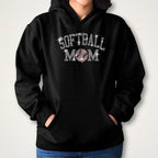 Softball Mom Bling Rhinestone Shirt: Sports Mama Sweatshirt