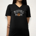 Basketball Mom Rhinestone Shirt: Basketball Lover Mama Bling Tee
