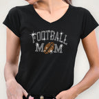 Football Mom Rhinestone Shirt: Cozy Game Day Mama Sweatshirt