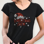 Christmas Crew Rhinestone Shirt: Xmas Family Matching Sweatshirt