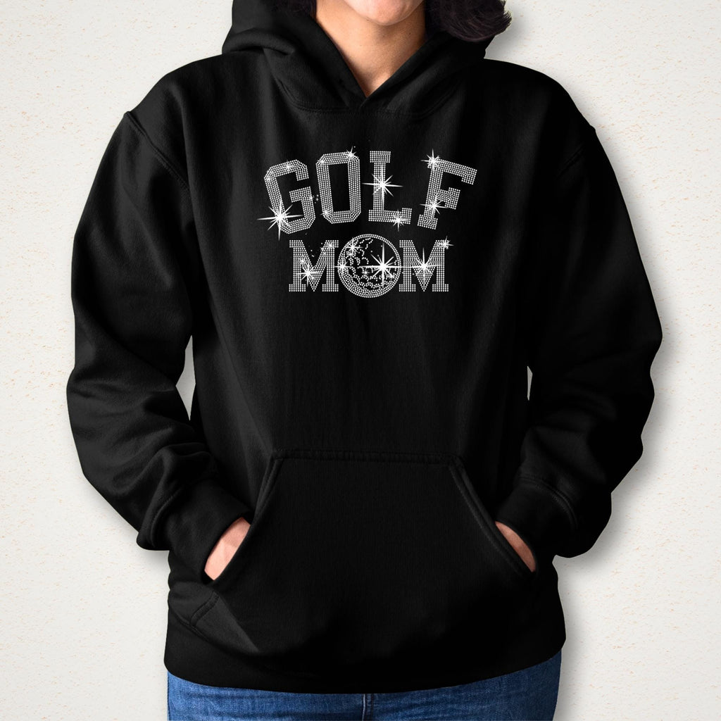 Golf Mom Rhinestone Shirt: Sparkly Golf Lover Sweatshirt