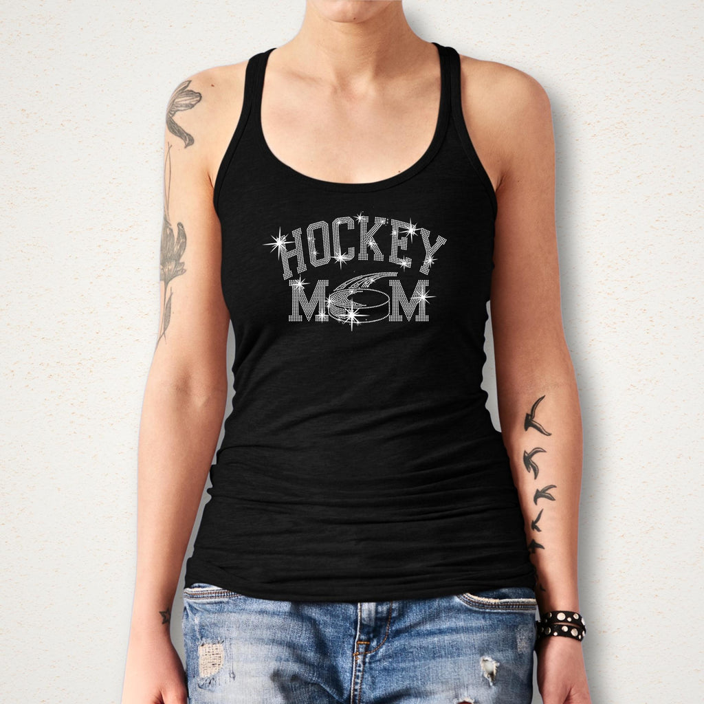 Hockey Mom Rhinestone Shirt: In My Hockey Mom Era Sweatshirt