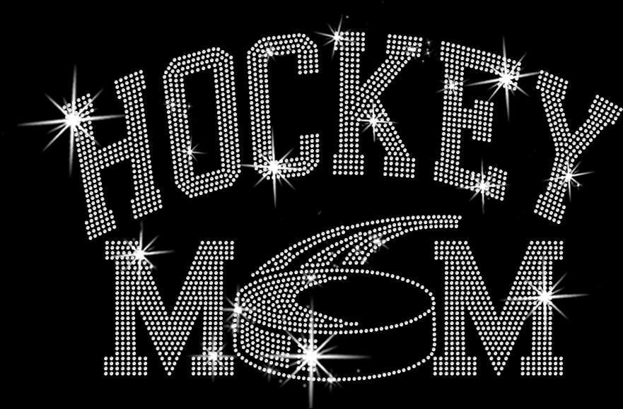 Hockey Mom Rhinestone Shirt: In My Hockey Mom Era Sweatshirt