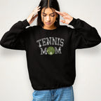Tennis Mom Rhinestone Shirt: Tennis T-shirt for Womens
