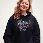 Retro Blessed Gigi Rhinestone Shirt: Cute Gigi Bling Sweatshirt